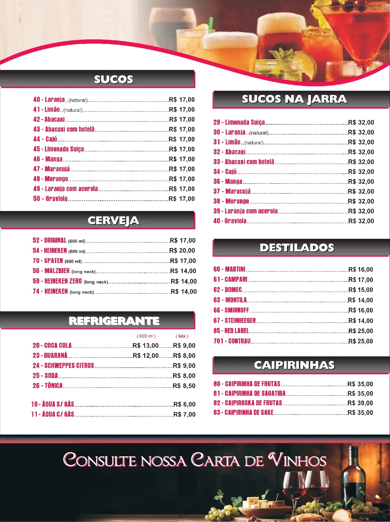 Cardápio da Pizzaria Primeira Estação – página 4