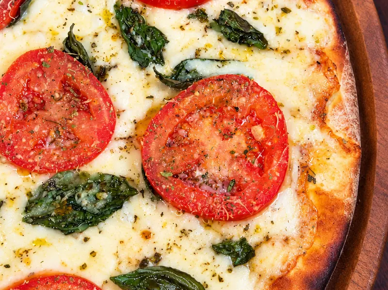 Pizza Marguerita da Pizzaria Primeira Estação